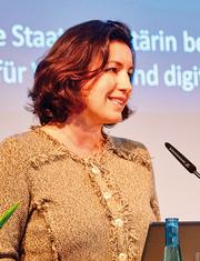 Dorothee Bär, Parlamentarische Staatssekretärin im Bundesministeriums für Verkehr und digitale Infrastruktur (BMVI) Foto: Hermann J. Haubrich