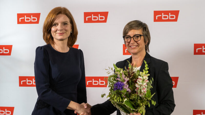 Ulrike Demmer (rechts) wird Katrin Vernau als Intendantin des RBB ablösen.