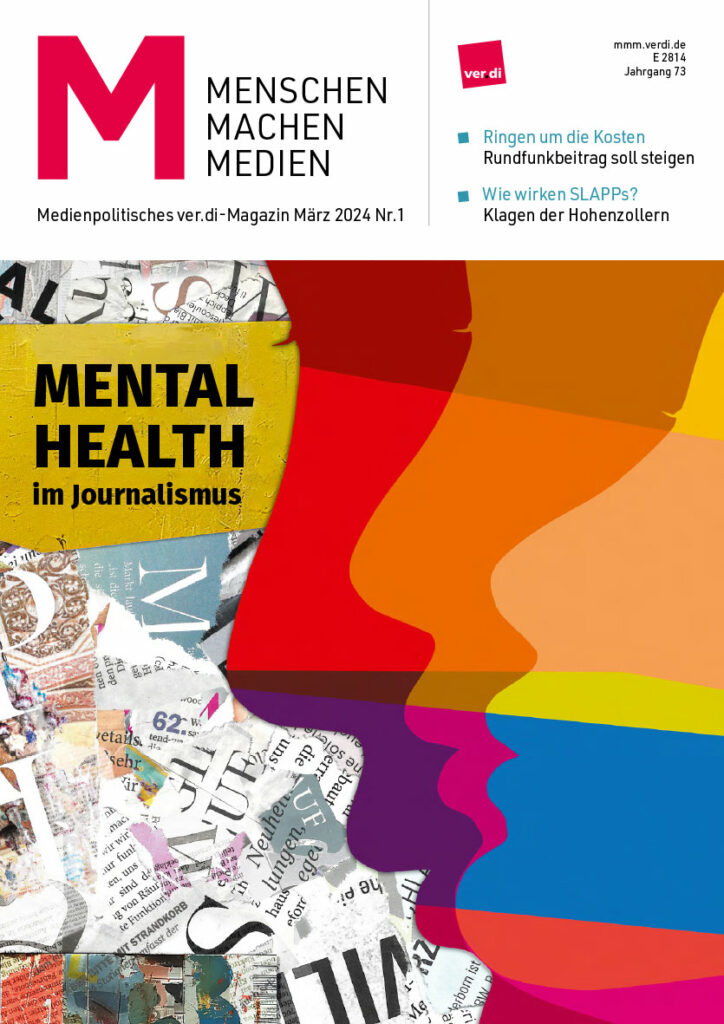 Mental Health Kopf bunt