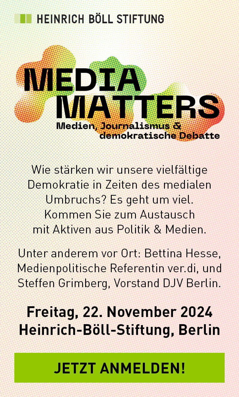 Media Matters, Quelle: Heinrich-Böll-Stiftung